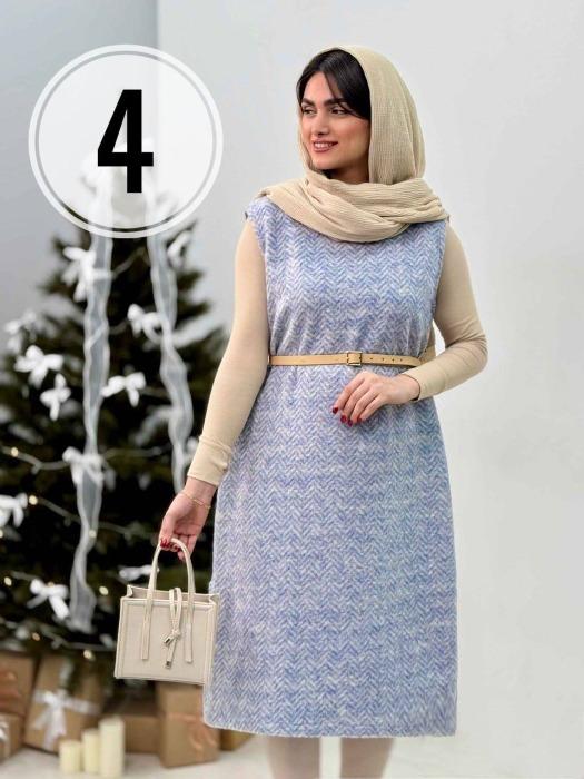 پیراهن حلقه ای بغل چاک ژاوین کد 4886 کد 4886