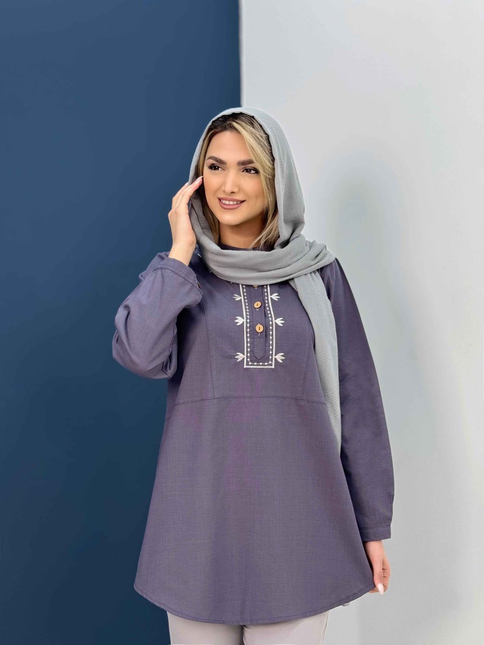 جلو بسته یقه گرد افسانه کد 5716