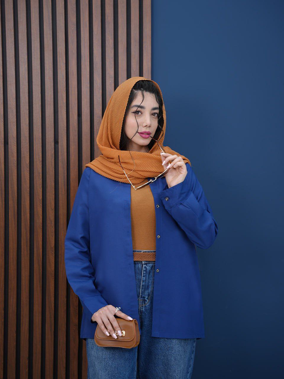 شومیز ساده دنیا کد 5742