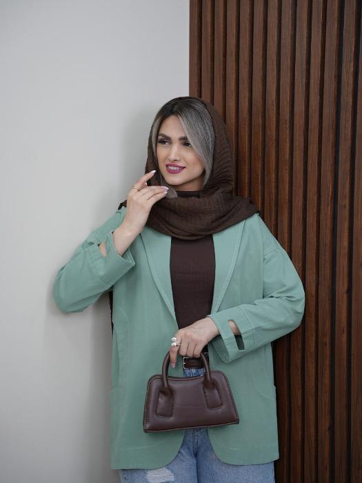 مانتو کتی کتان دلینا کد 5854