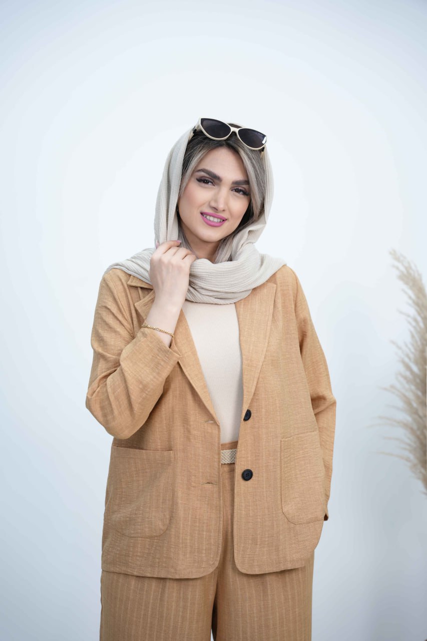 ست کت و شلوار آینور کد 5871