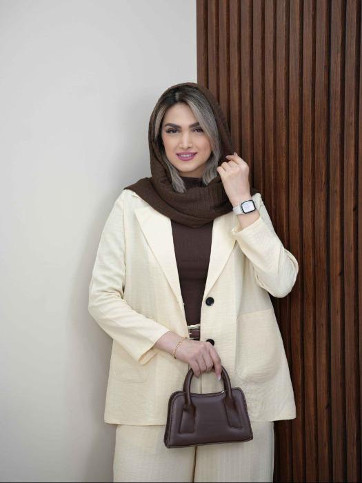 ست کت و شلوار آینور کد 5871