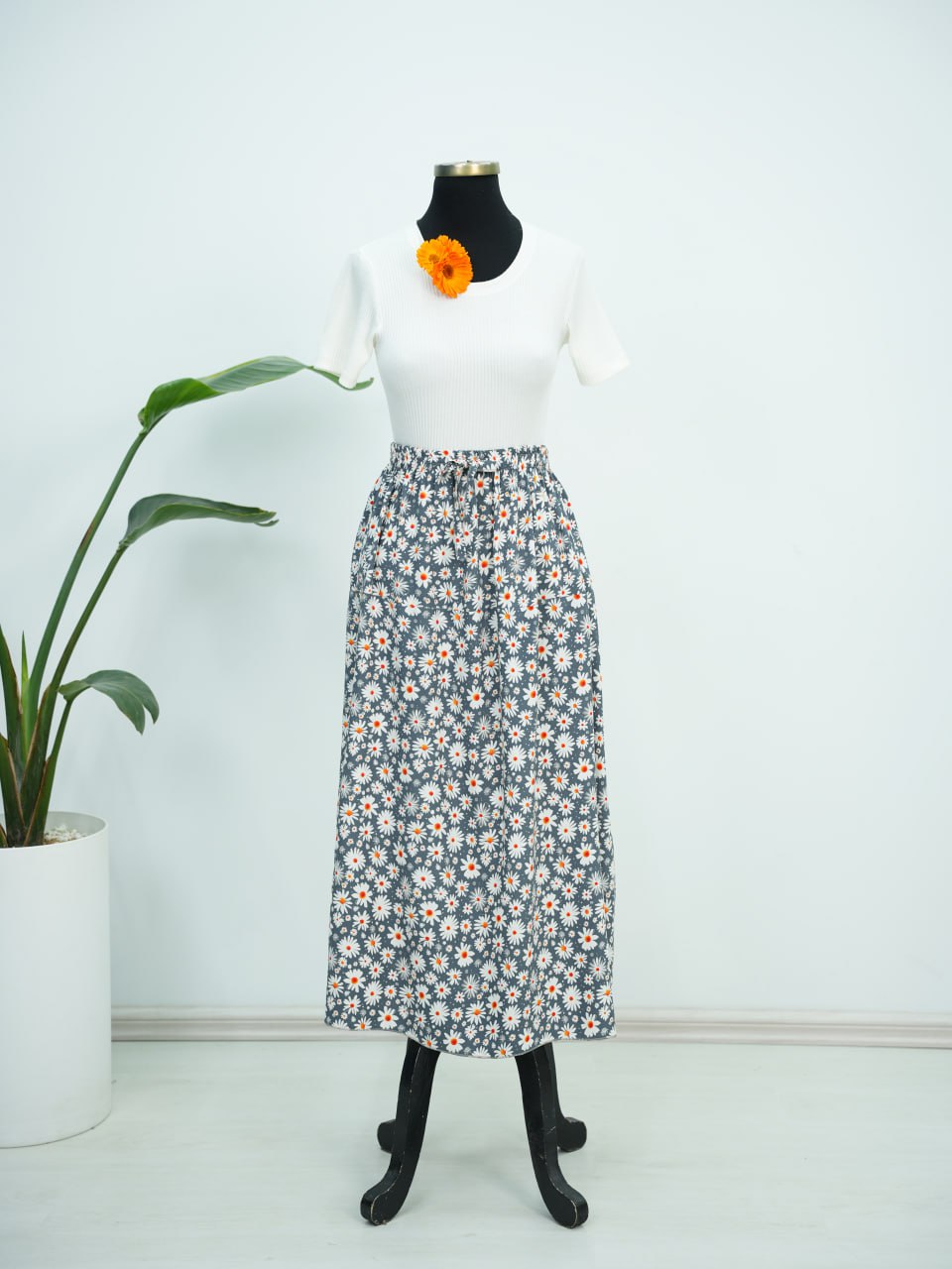 دامن طرح دار بهار کد 5898