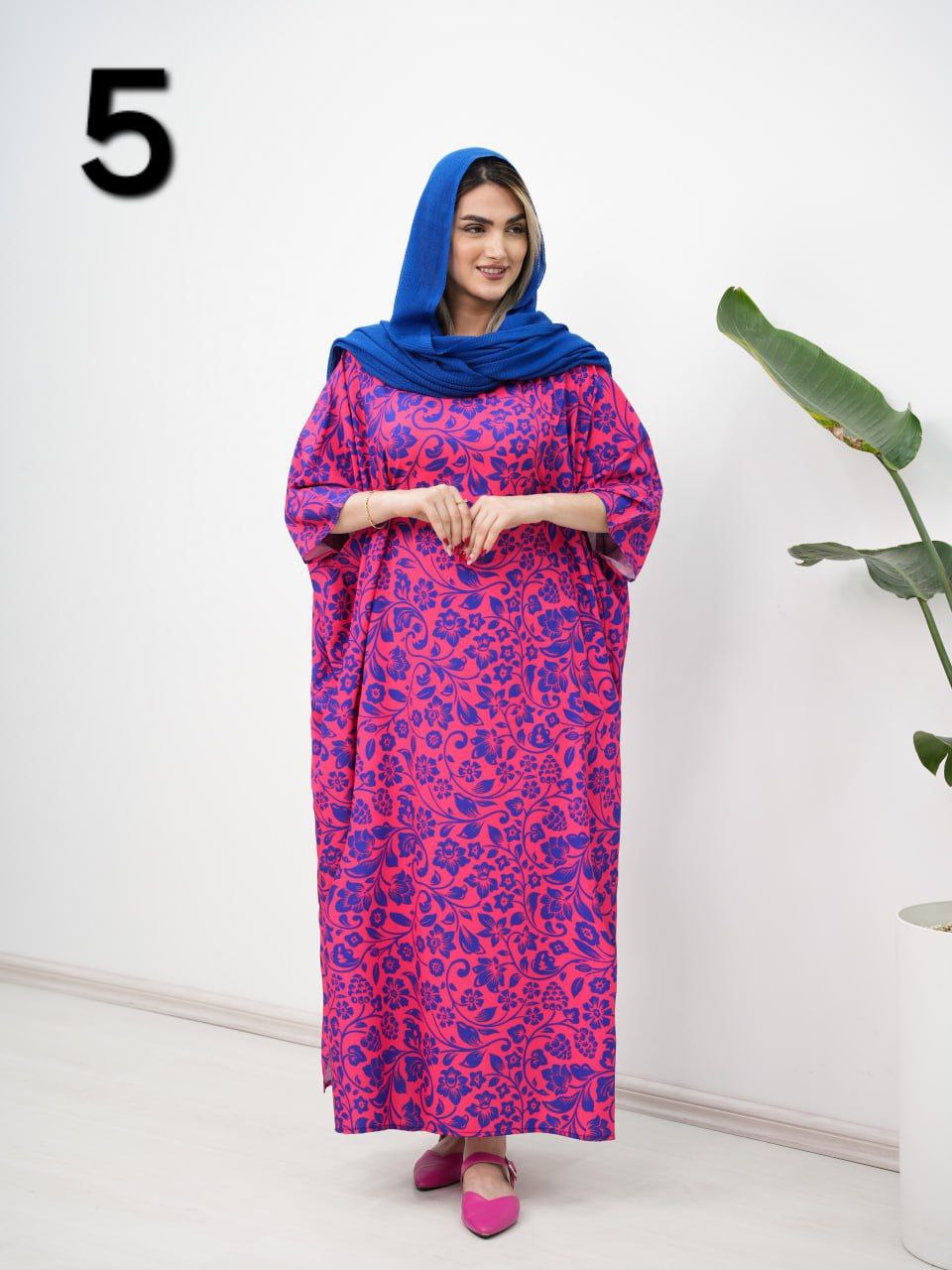 پیراهن پانچ طرحدار اما کد 5965