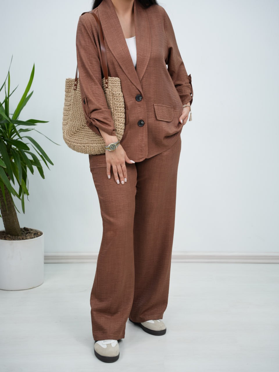 ست کت و شلوار یقه آرشال لوکاس کد 5973