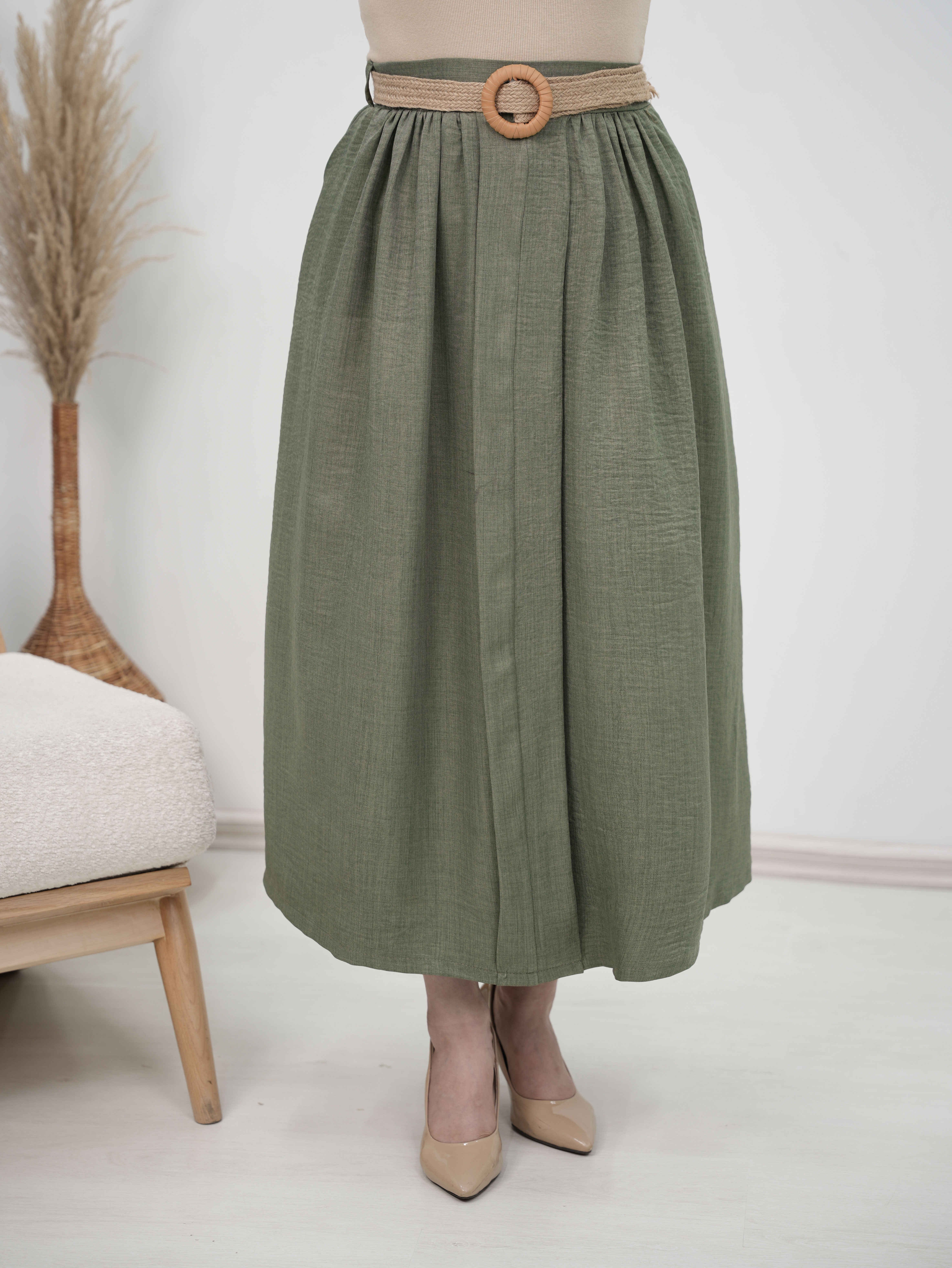 دامن کمردار بتی کد 5975