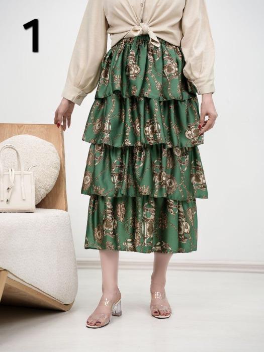 دامن ساتن کژال کد 5979