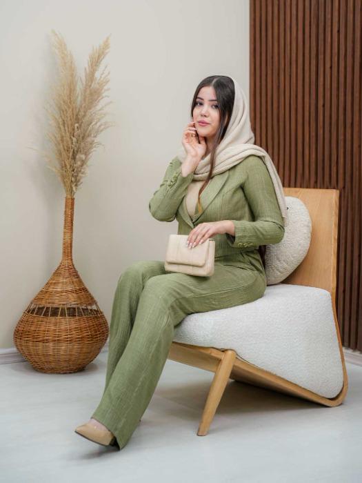 ست کت و شلوار پرنیان کد 5986