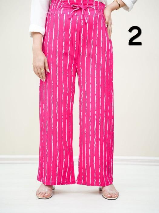 شلوار راه راه کمر کش تادو کد 6034