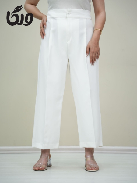 شلوار جلو پیله ابریشم کد 6042