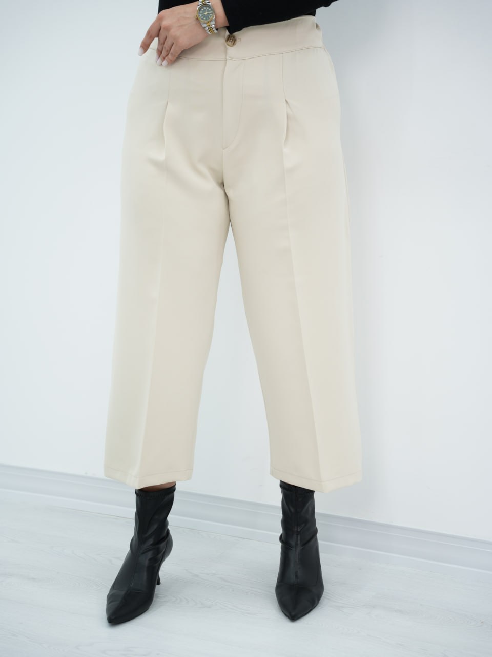 شلوار جلو پیله ابریشم کد 6042