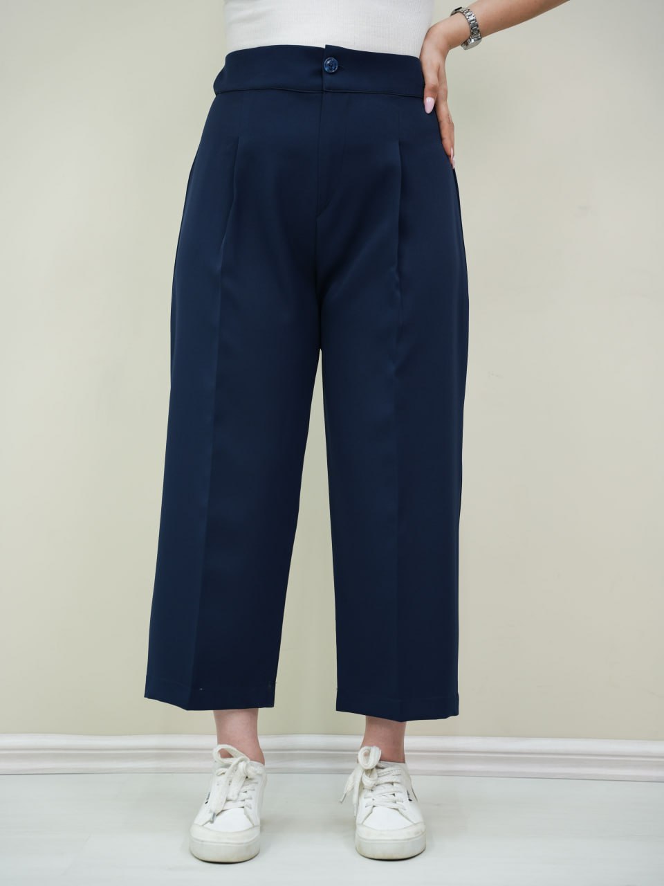 شلوار جلو پیله ابریشم کد 6042