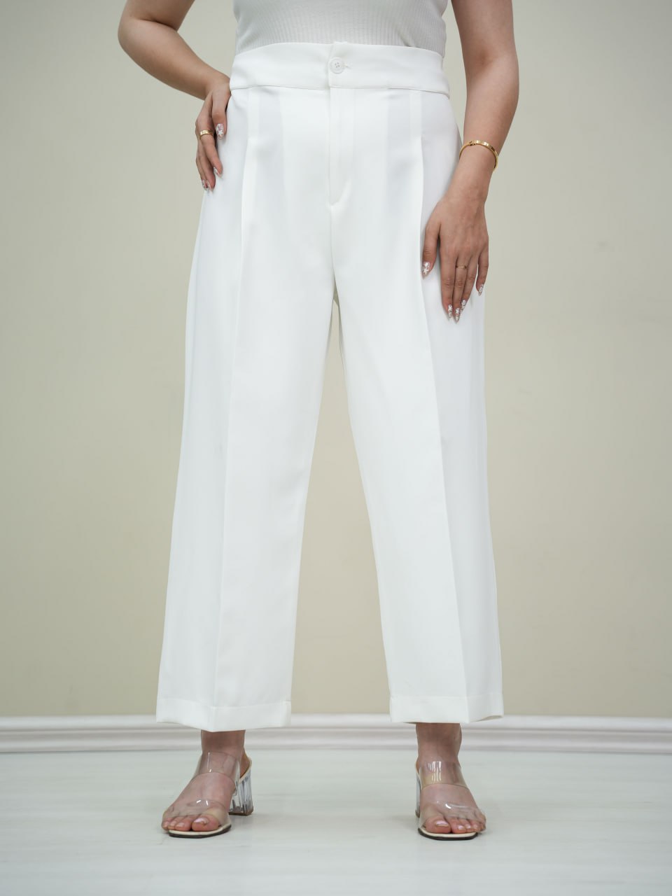 شلوار جلو پیله ابریشم کد 6042