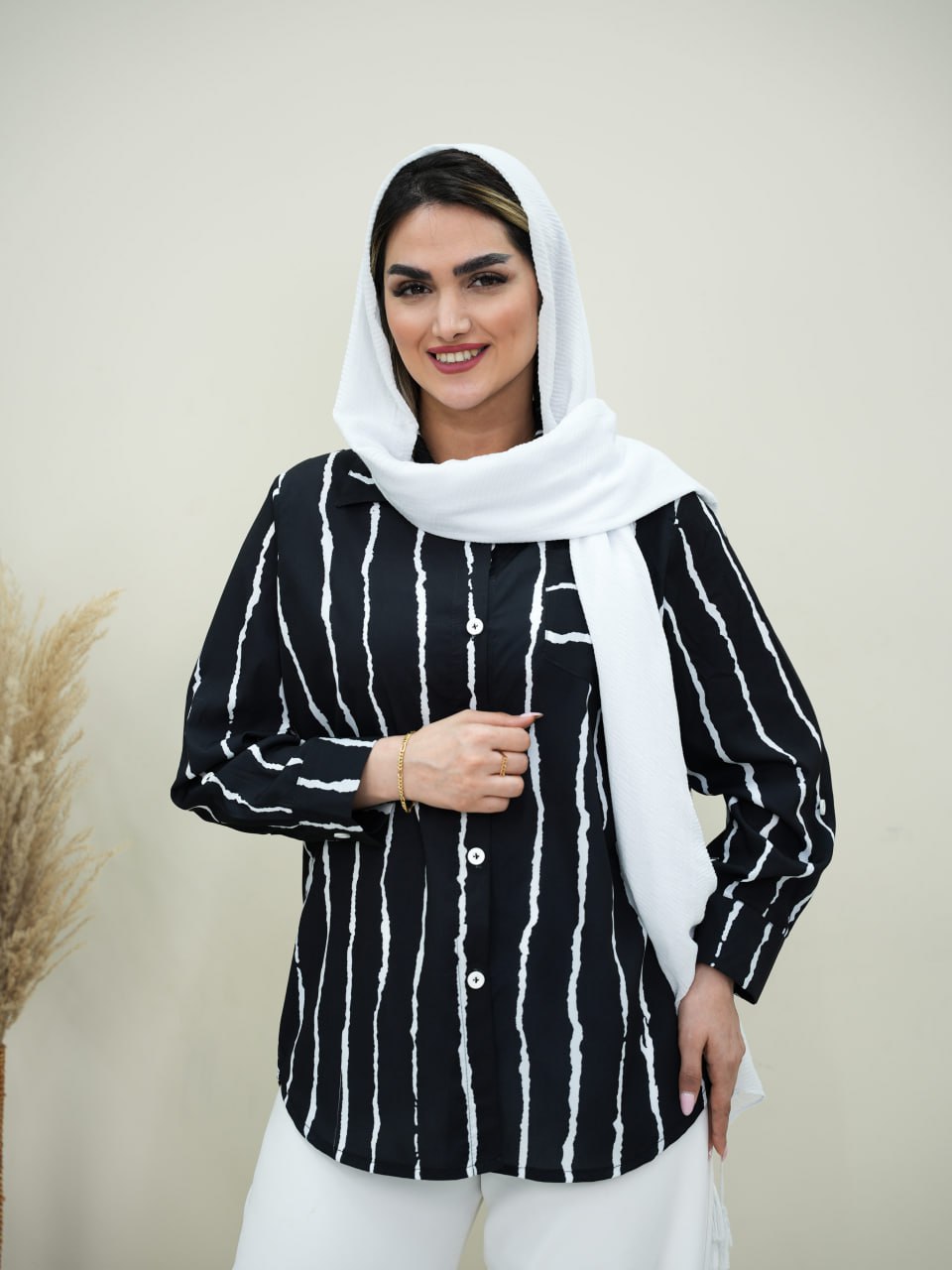 شومیز استین پاگون پریسا کد 6071