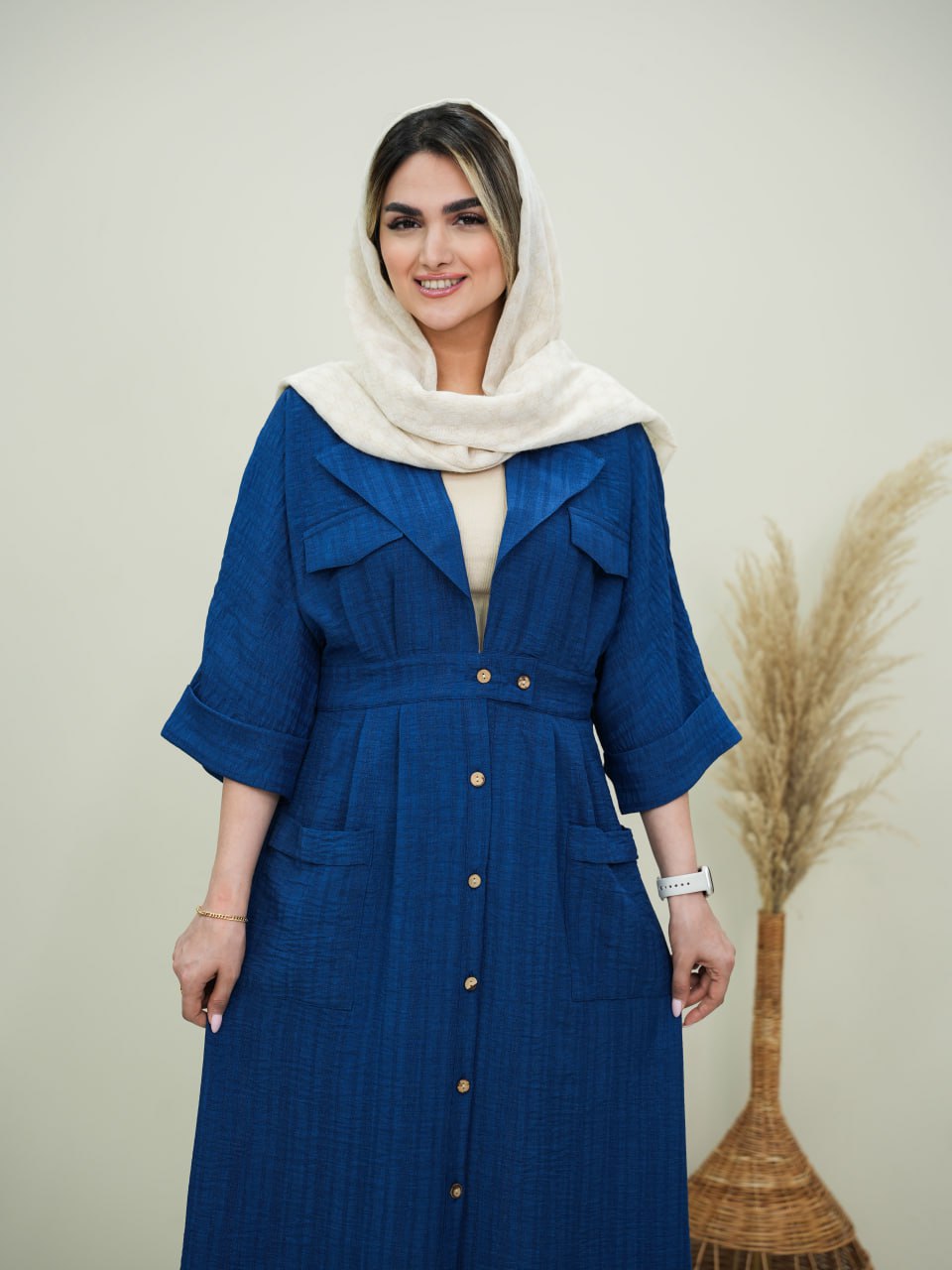 مانتو پشت کش هیما 6075