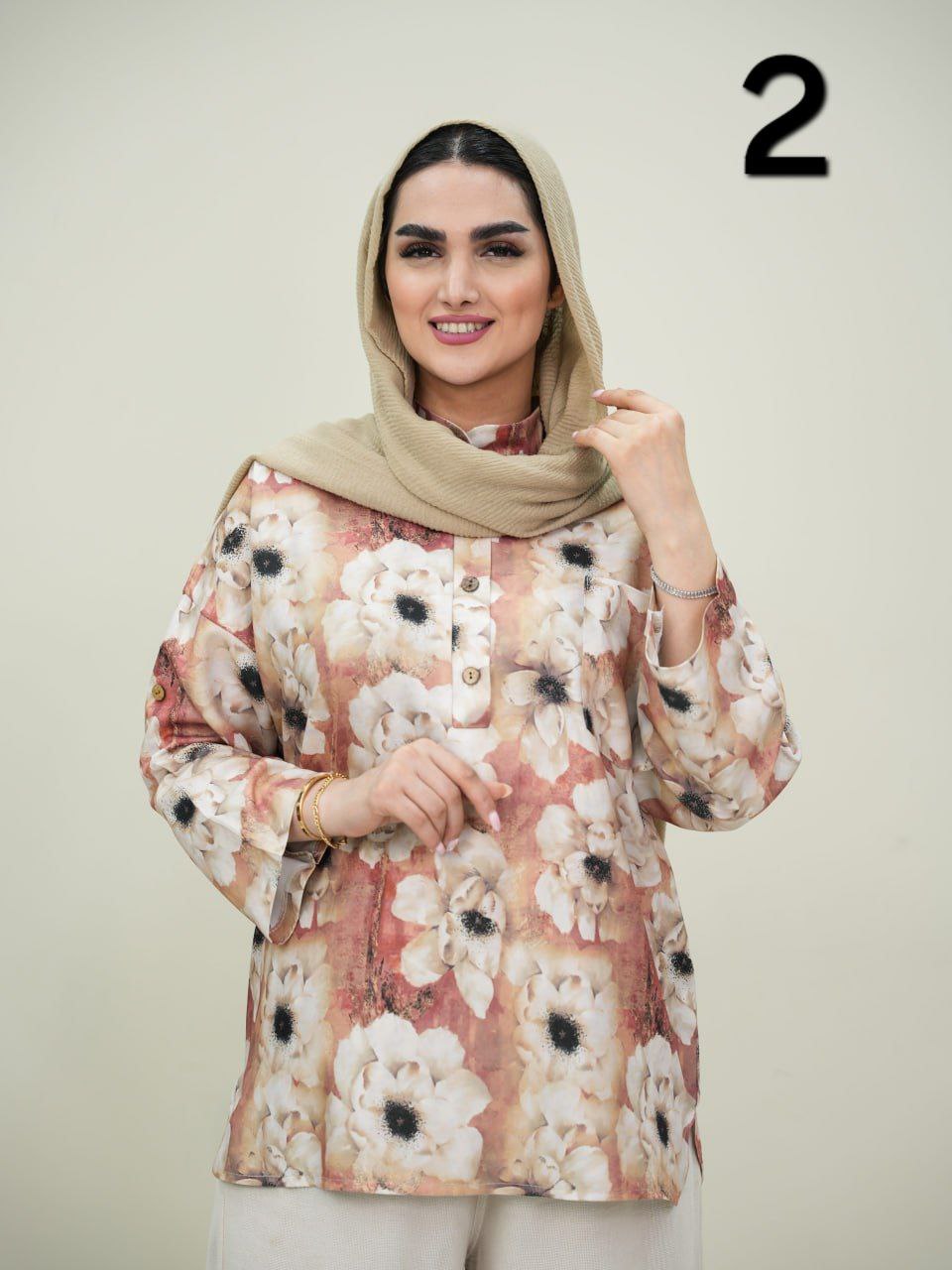 جلو بسته طرحدار شقایق کد 6125