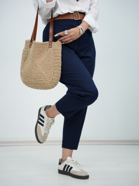 شلوار لنین جلو خط ناگت کد 6134