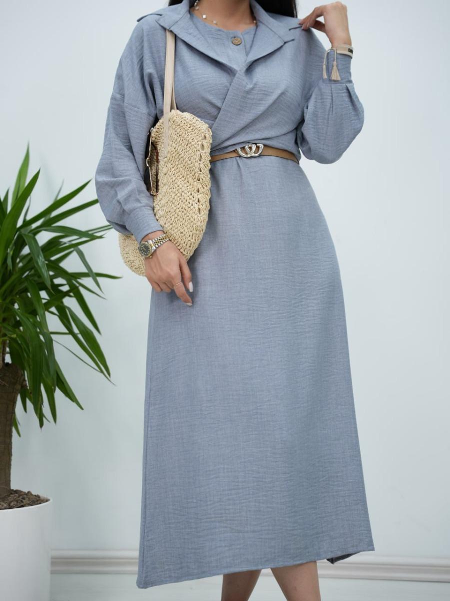 ست پیراهن و شومیز گره ای آزیتا کد 6316