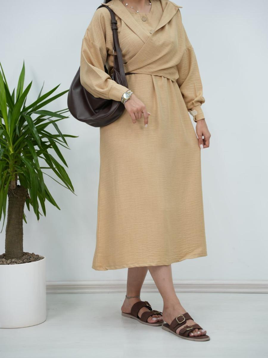 ست پیراهن و شومیز گره ای آزیتا کد 6316