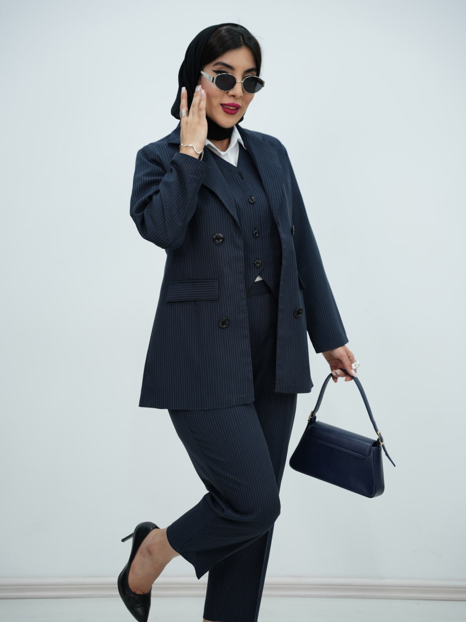 ست سه تیکه دپلمات شیدا کد6324