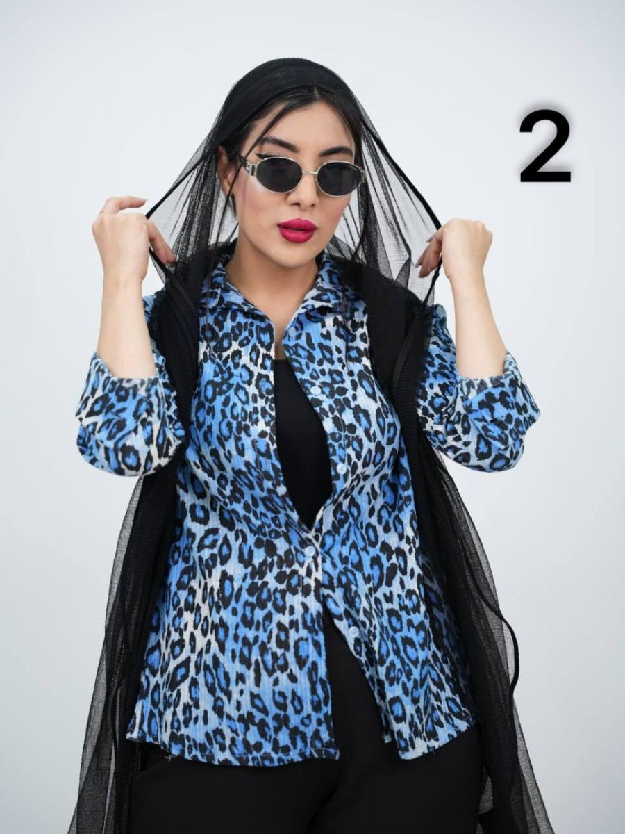 شومیز پلنگی لاریسا کد 6325