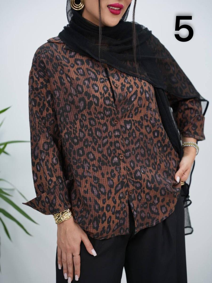 شومیز پلنگی لاریسا کد 6325