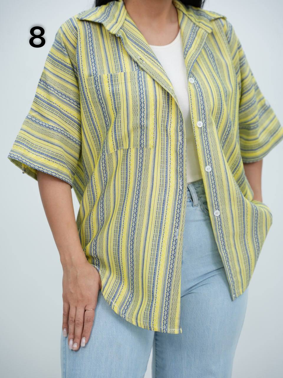 شومیز طرحدار میترا کد 6327