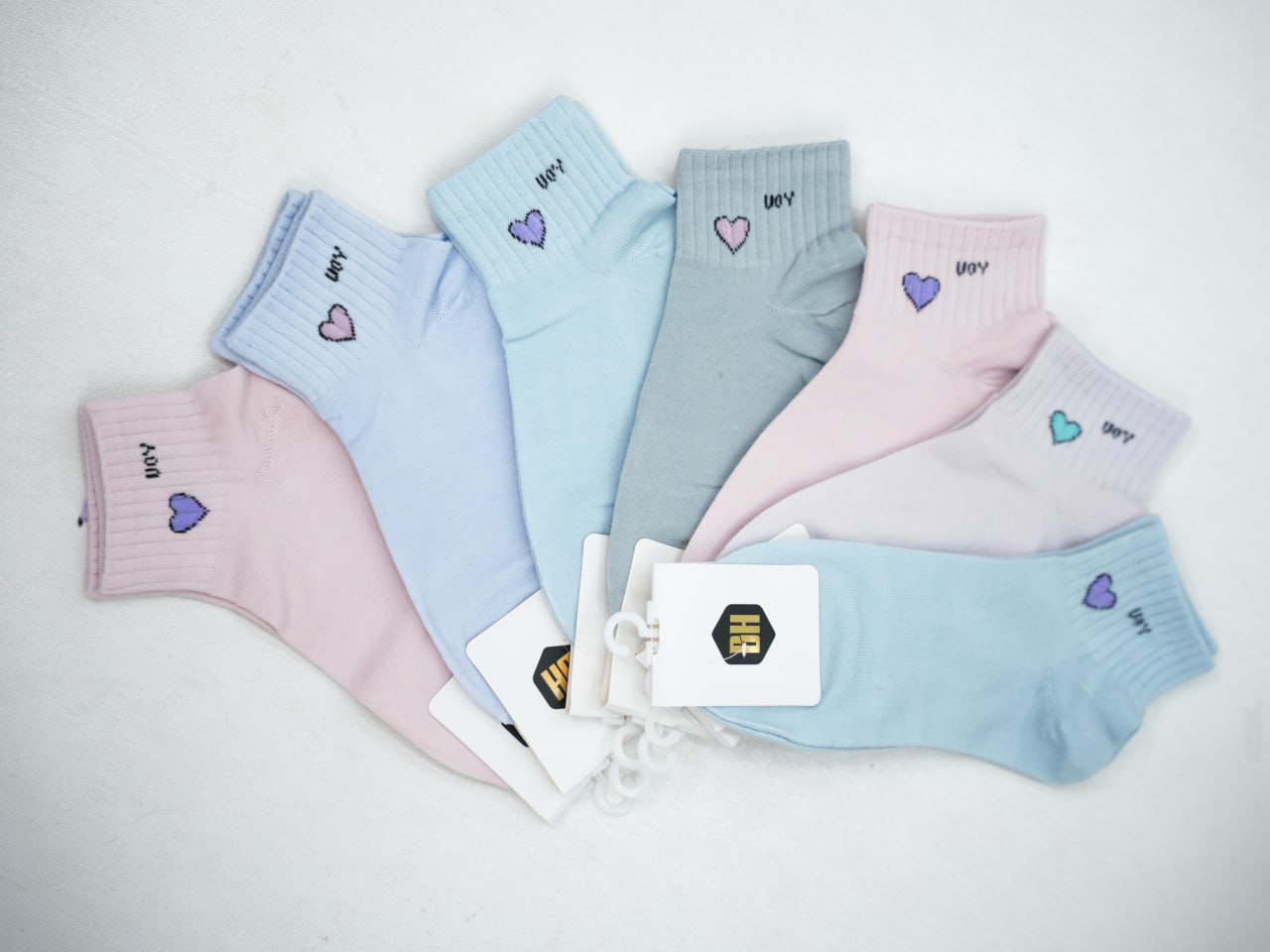 جوراب مچی طرح قلب هارت کد 6330