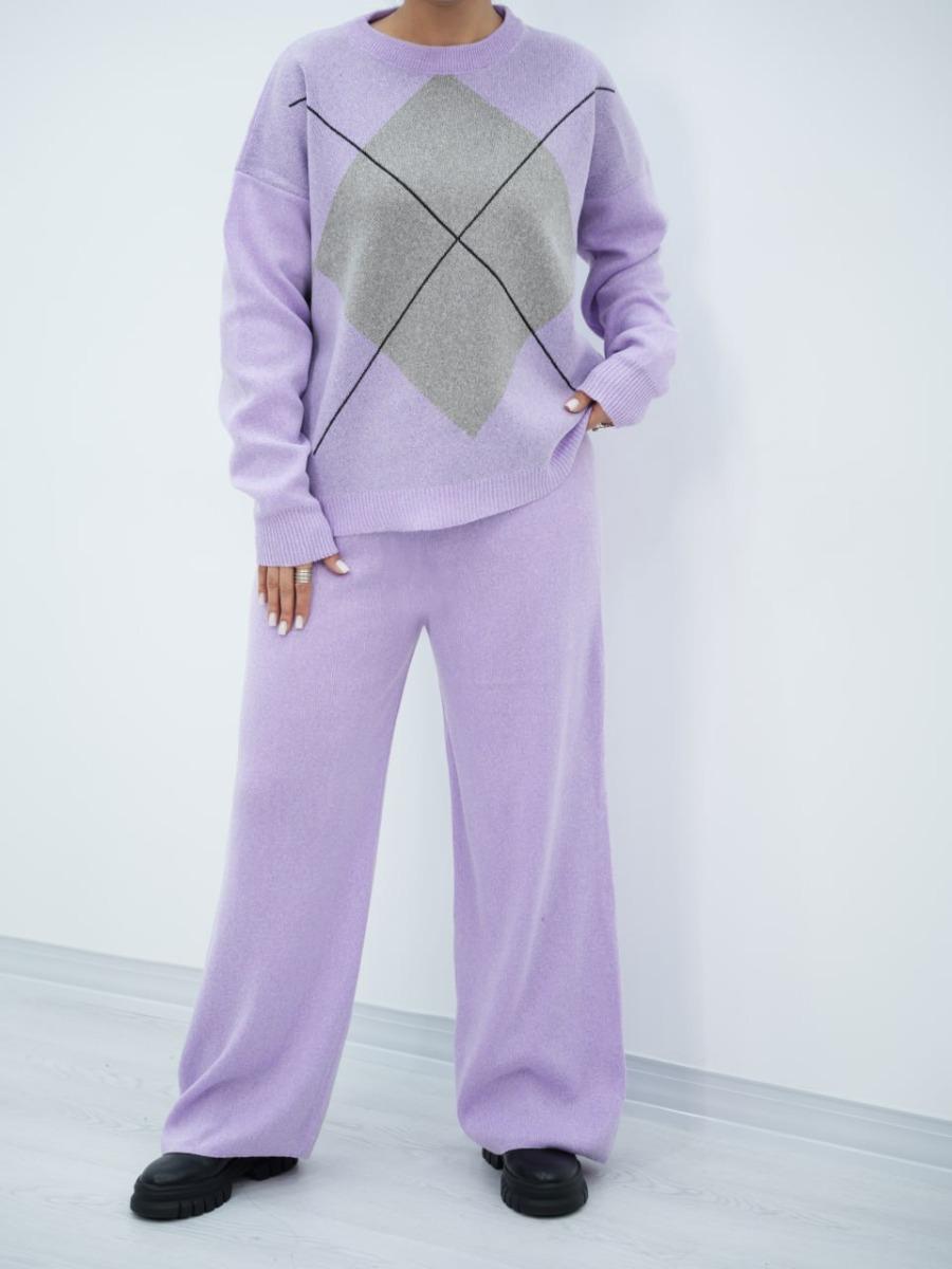 ست بافت لوزی پاستیلی مانیا کد 6381