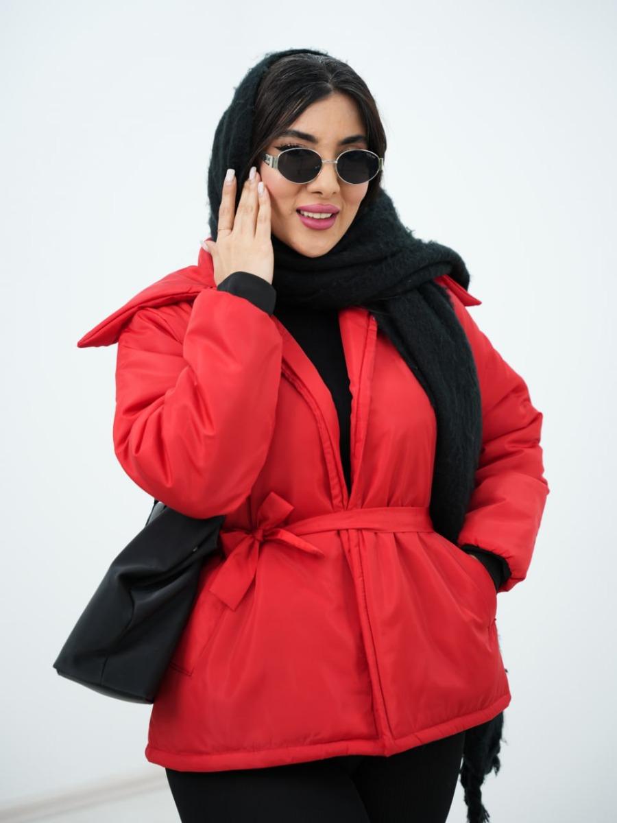 کاپشن کمردار هوبی کد 6397