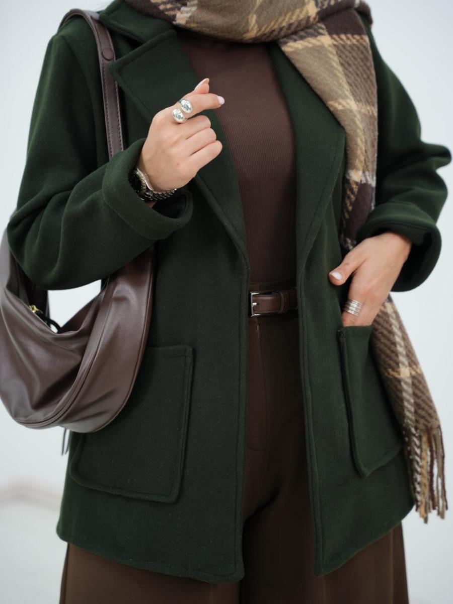 پالتو فوتر یقه انگلیسی پرین کد 6400