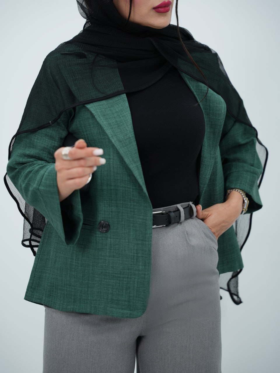 کتی دو دکمه هانی کد 6405