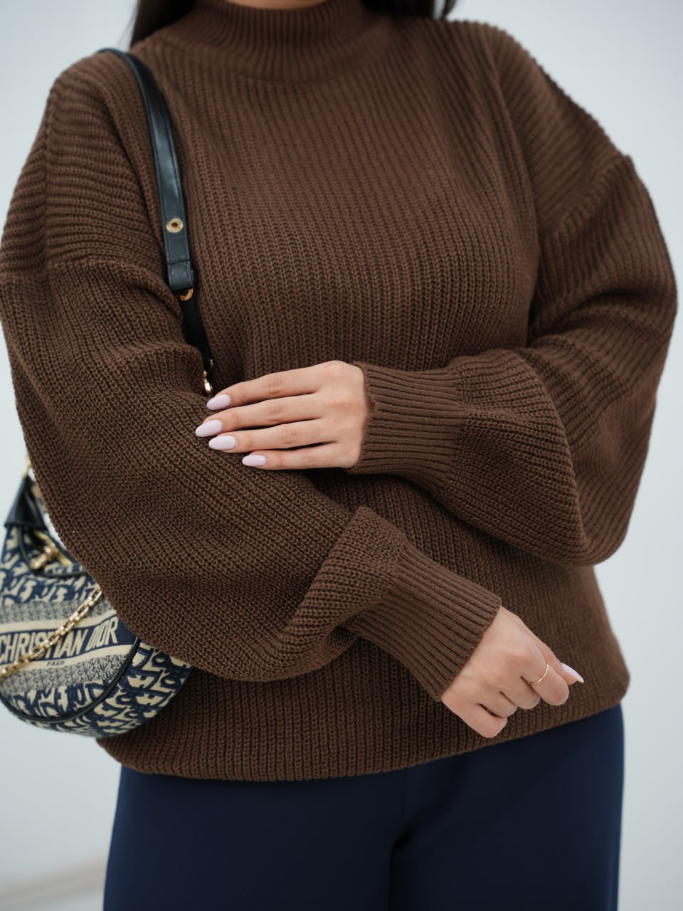 بافت یقه شل پینترستی نایلا کد 6410