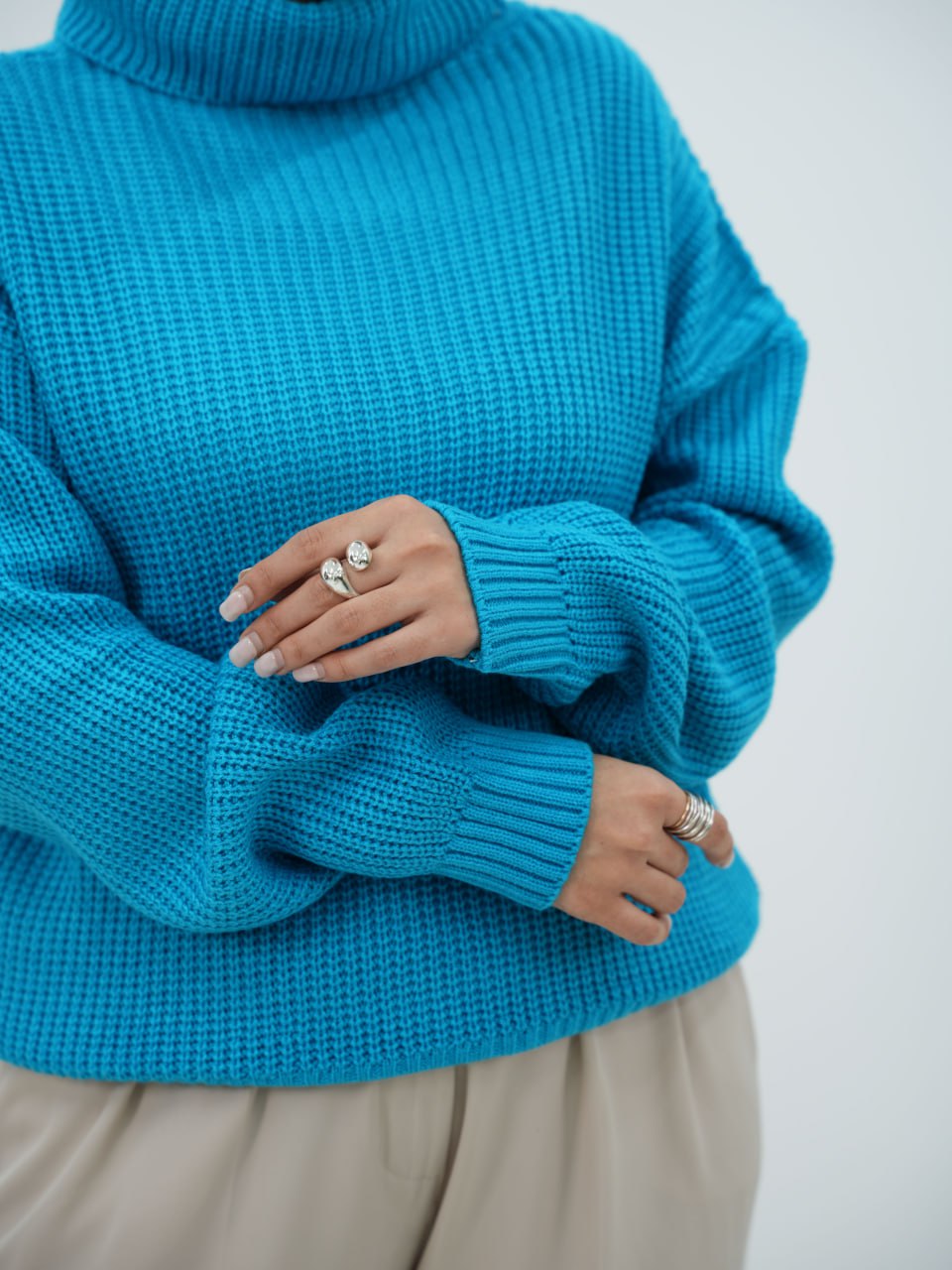 بافت یقه شل پینترستی نایلا کد 6410