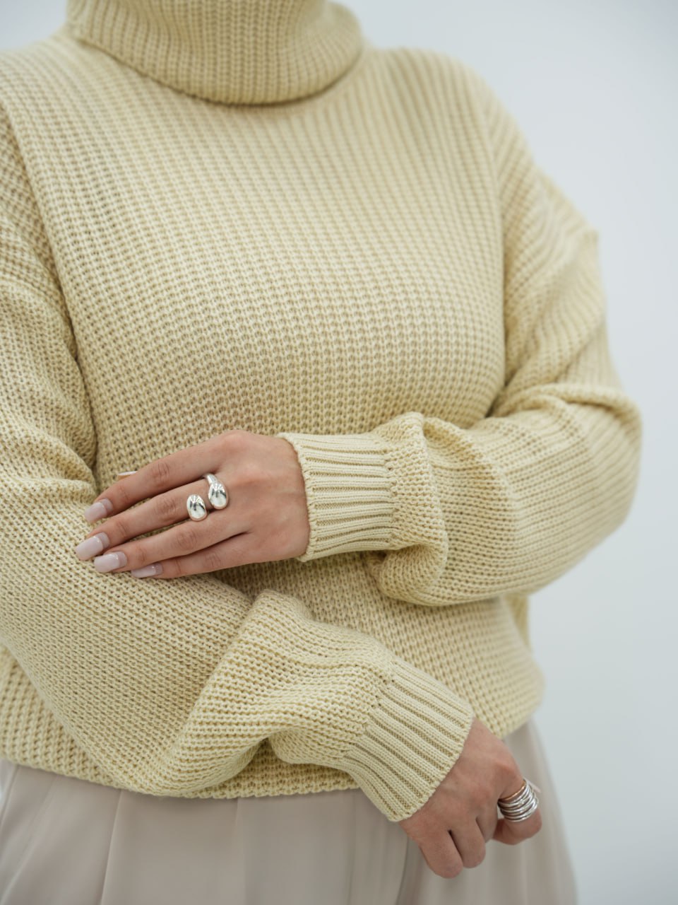 بافت یقه شل پینترستی نایلا کد 6410