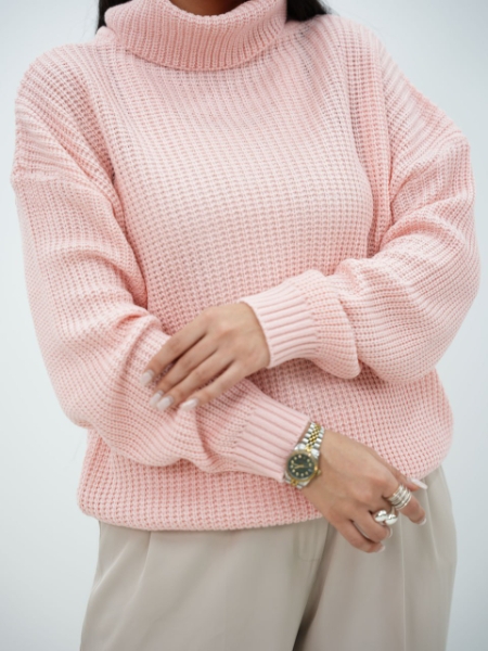 بافت یقه شل پینترستی نایلا کد 6410