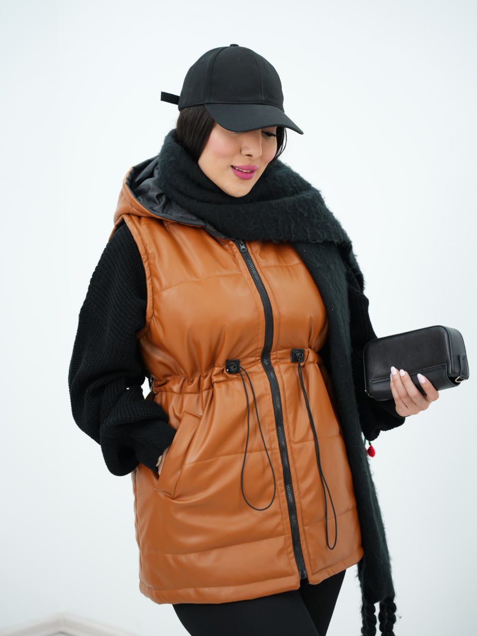 پافر چرم کمرگت مگنت کد 6423