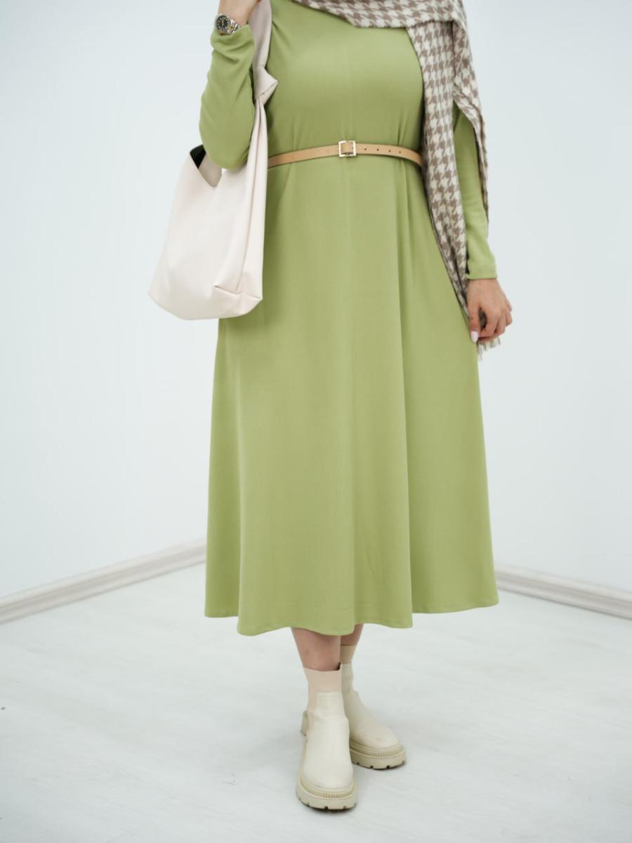 پیراهن یقه اسکی کبریتی کتایون کد 6435