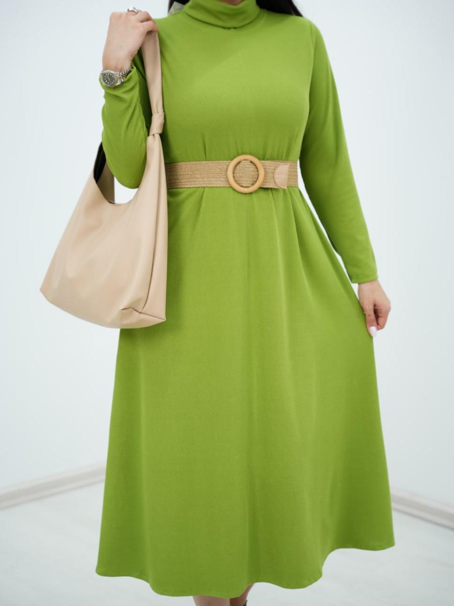 پیراهن یقه اسکی کبریتی کتایون کد 6435