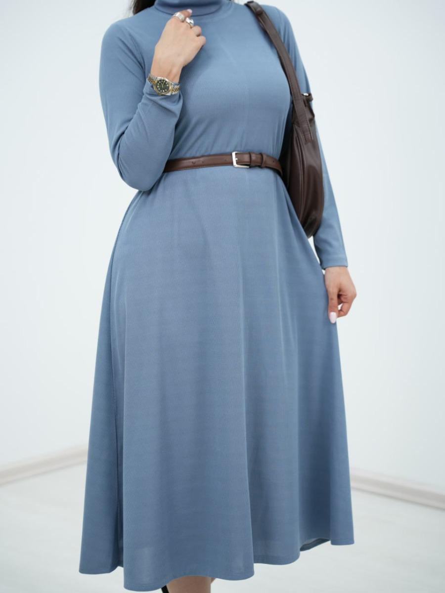 پیراهن یقه اسکی کبریتی کتایون کد 6435