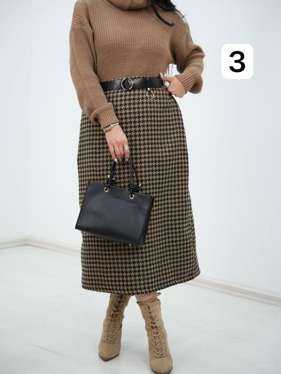 دامن پیچازی پشت چاک شهرزاد کد 6440