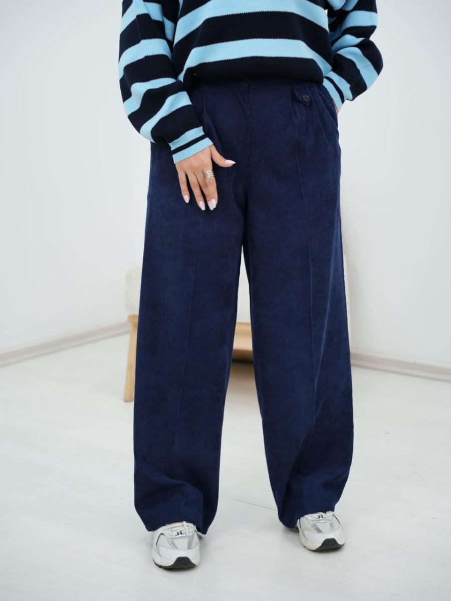 شلوار مخمل کبریتی جلوپاگون مهسا کد 6441