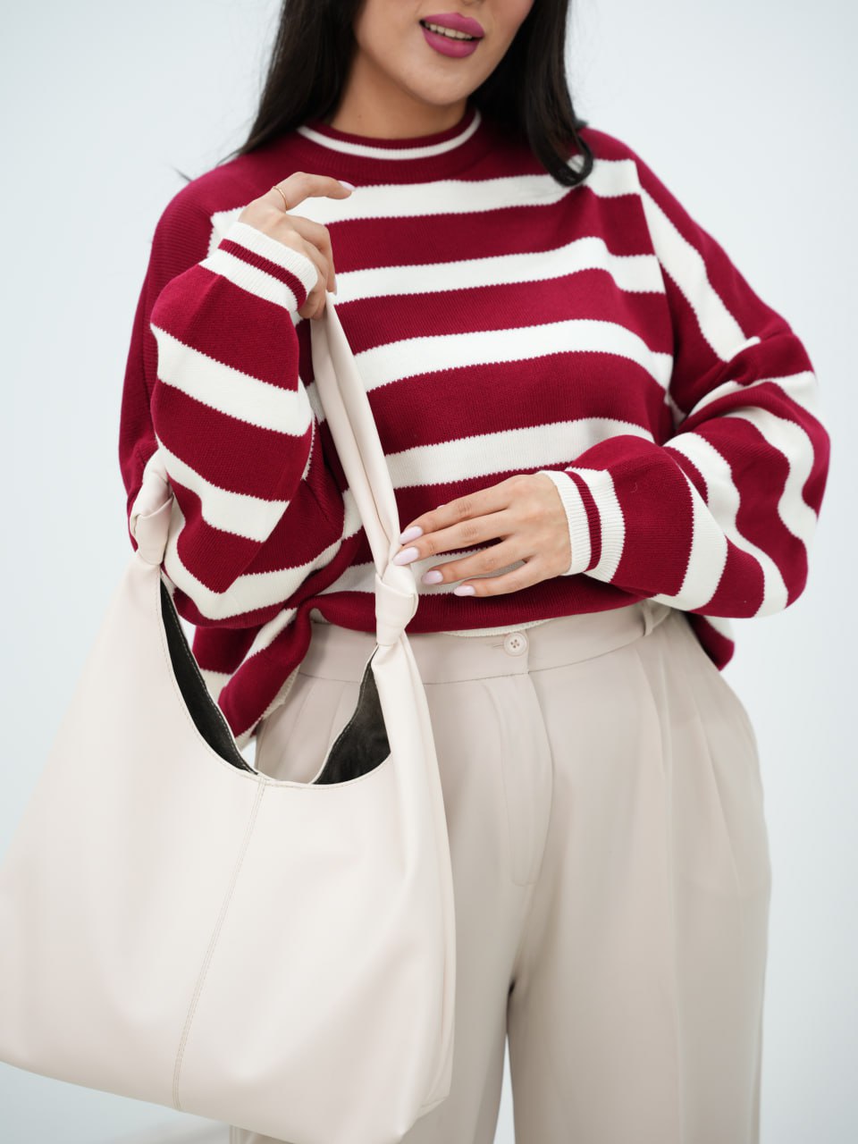 بافت پینترستی راه راه مهرو کد 6454