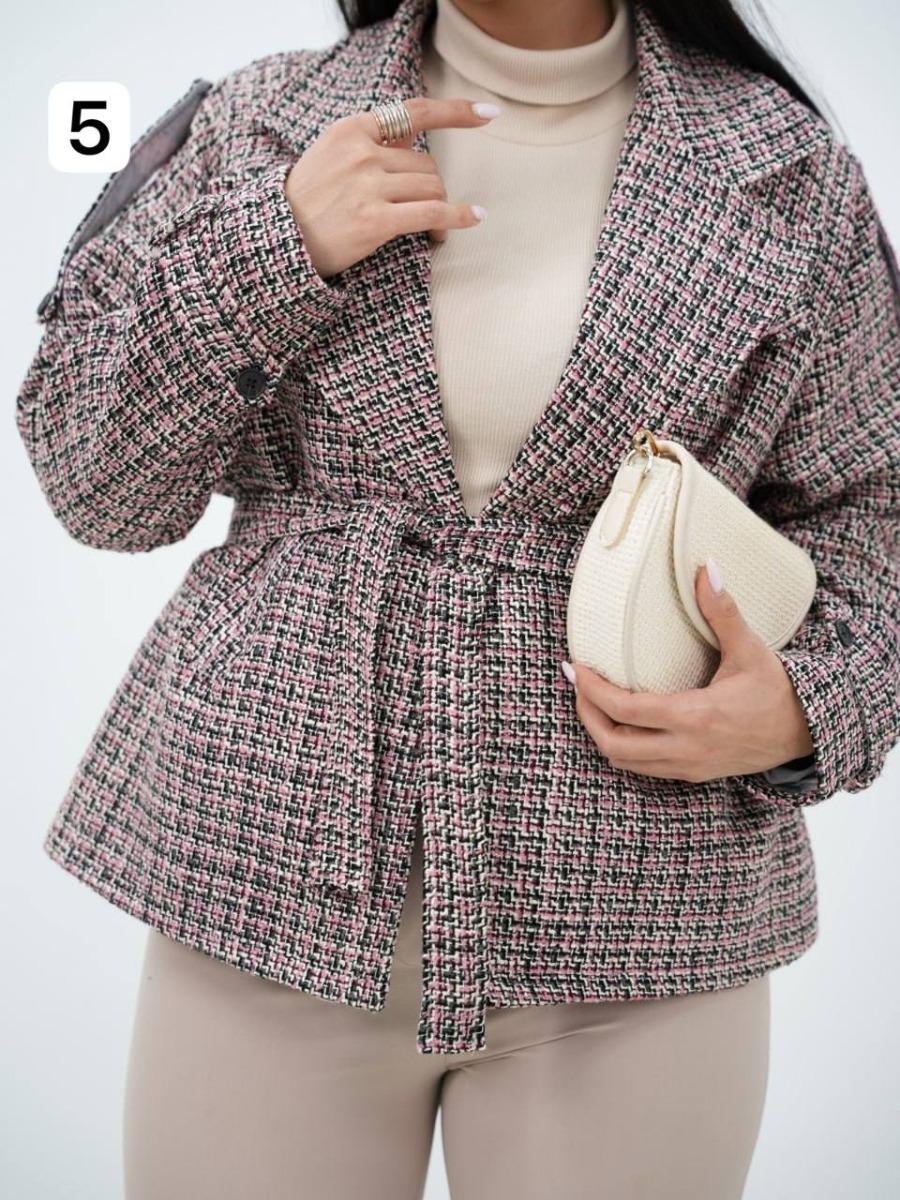 کت آستردار کمردار لایونا کد 6468