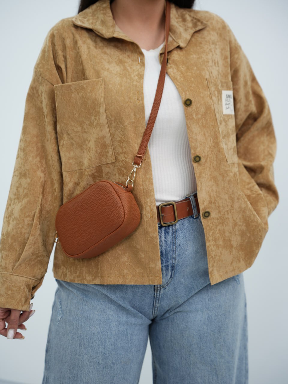 شومیز مخمل دوجیب اسمایل کد 6489