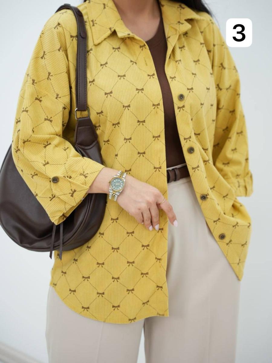 شومیز مخمل طرحدار سمانه کد 6505