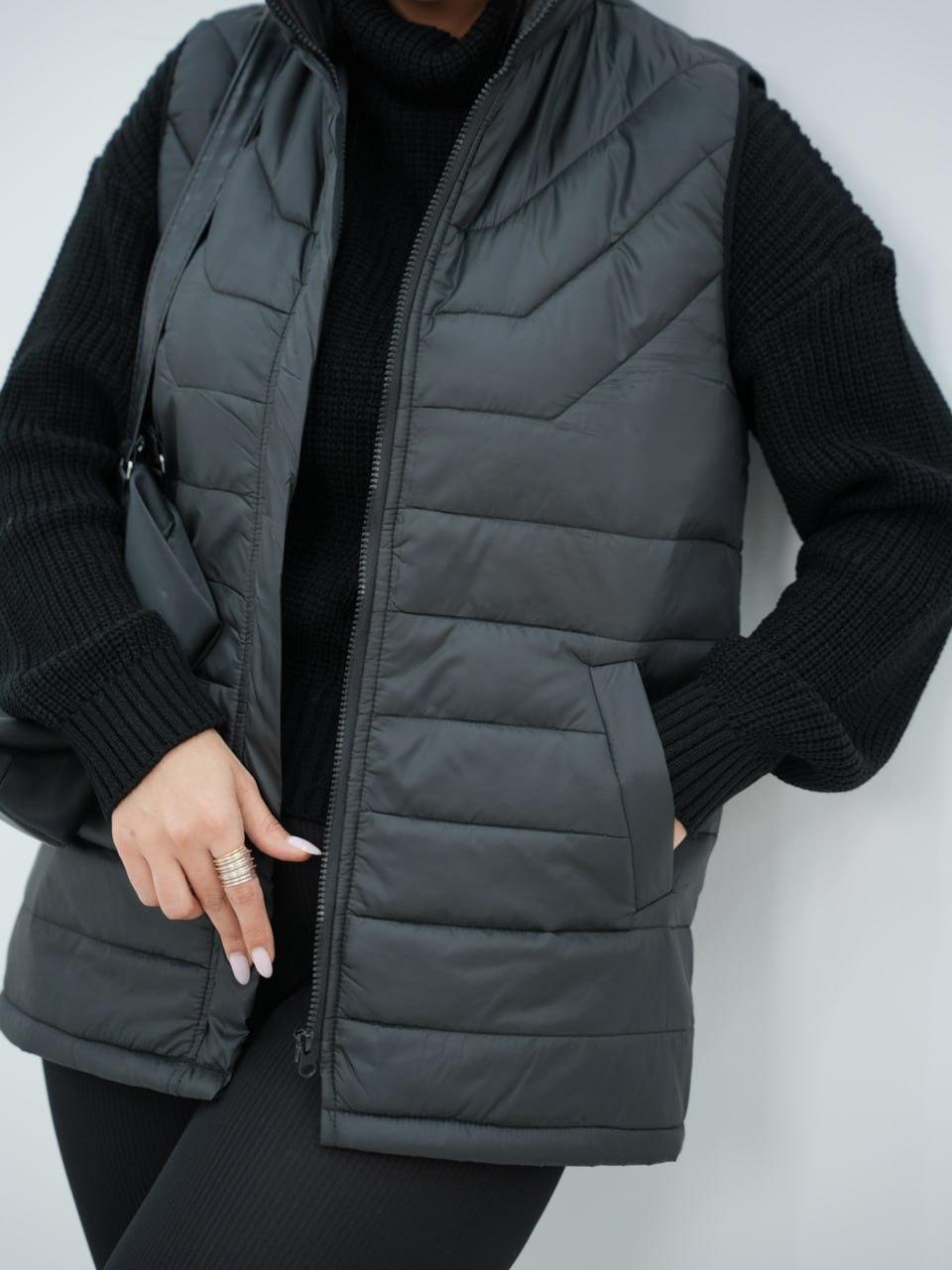 پافر زیپ مخفی میگل کد 6523