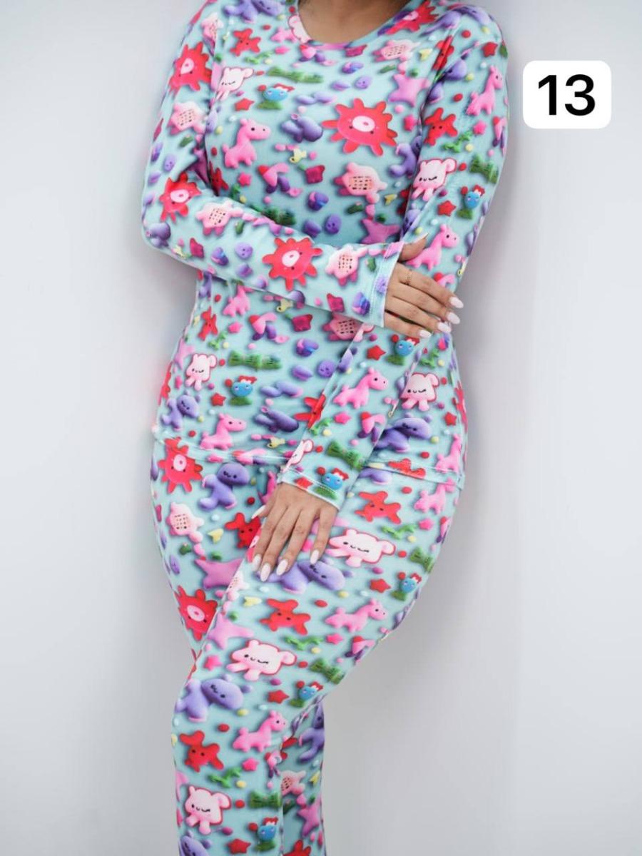 ست بلوز و شلوار مخمل سه بعدی پنبه کد 6531