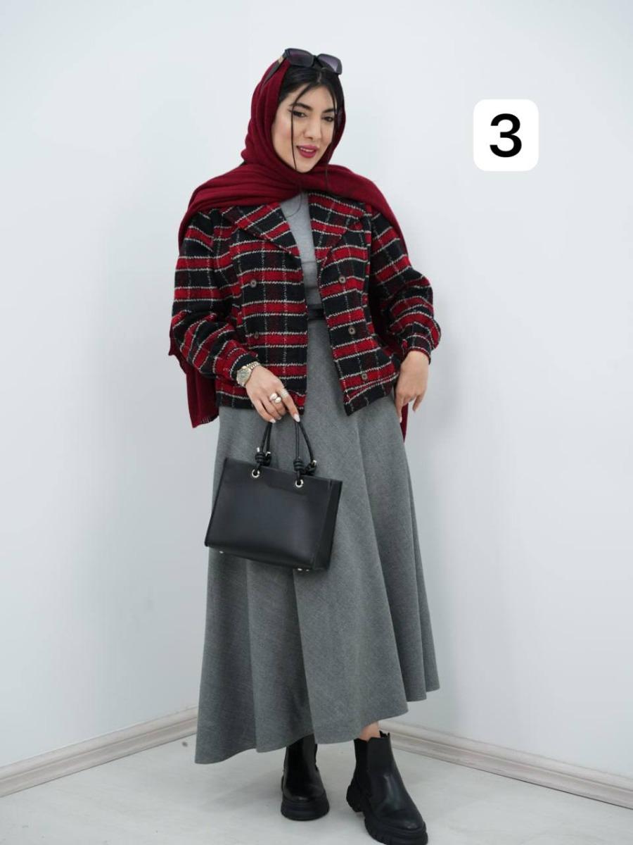 ترنج کت شانل آستردار آنجلو کد 6554