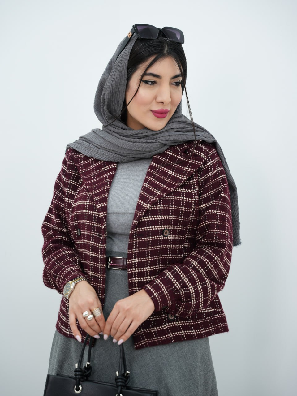 ترنج کت شانل آستردار آنجلو کد 6554